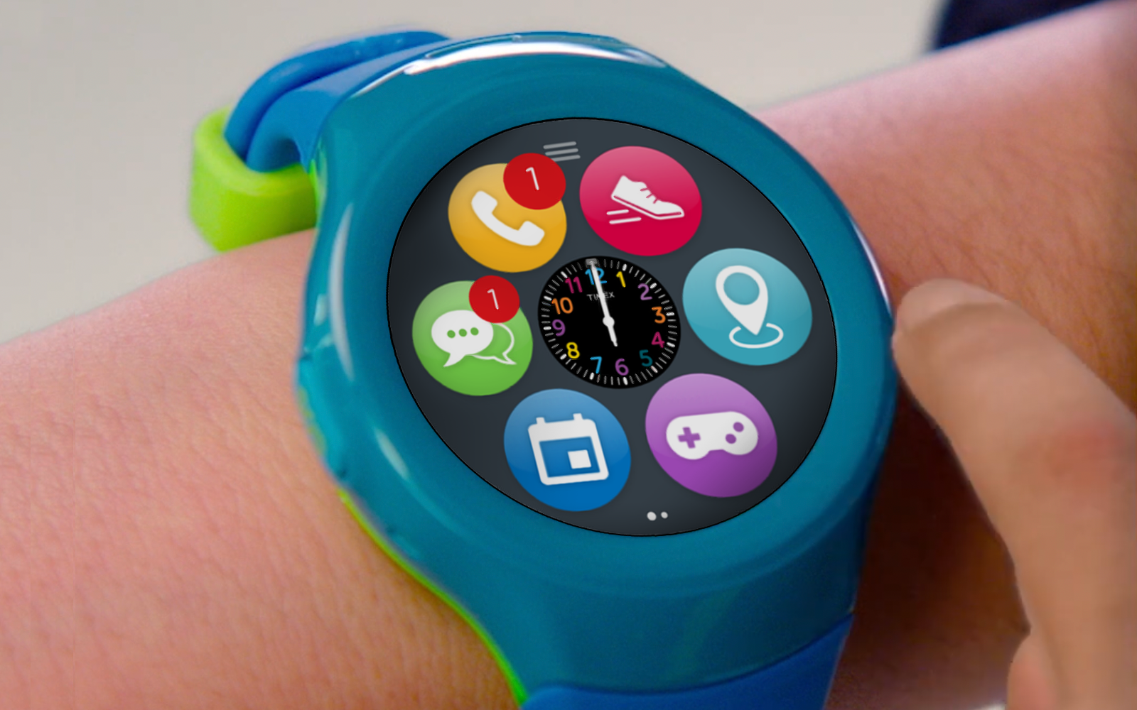 Kids cellular watch interface