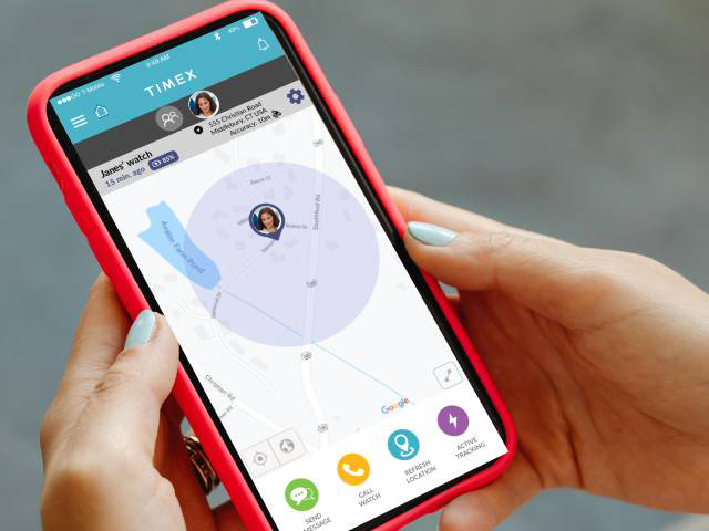 Timex Smart companion mobile app screens