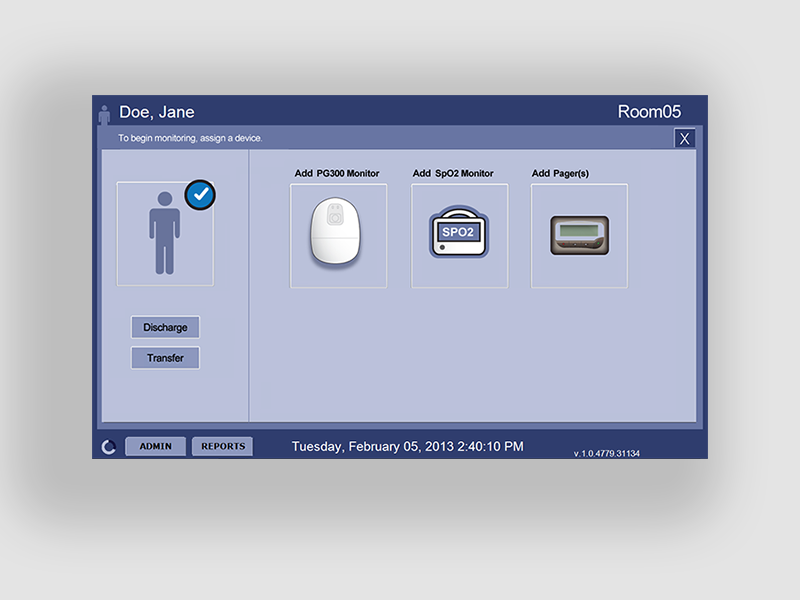 Central monitoring station overview